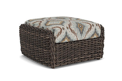 Lloyd Flanders - Largo Ottoman In Vintage Oak Finish With Yoko Mist Fabric - 241017428727 view 1
