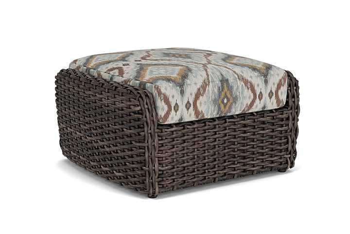 Lloyd Flanders - Largo Ottoman In Vintage Oak Finish With Yoko Mist Fabric - 241017428727 view 2