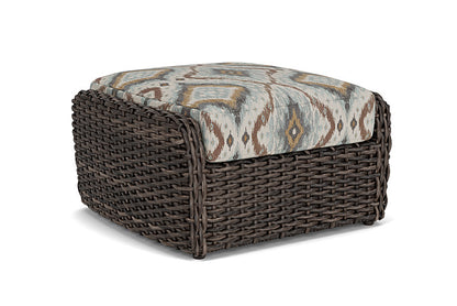 Lloyd Flanders - Largo Ottoman In Vintage Oak Finish With Yoko Mist Fabric - 241017428727 view 2