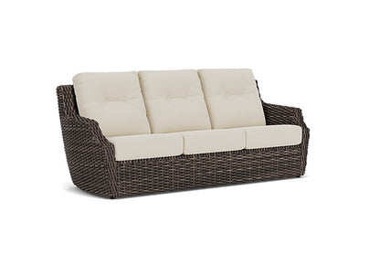Lloyd Flanders - Largo Sofa In Vintage Oak Finish With Beach Natural Fabric - 2410554282005 view 1