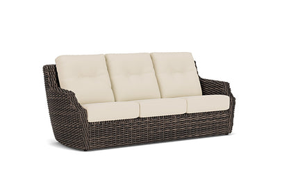 Lloyd Flanders - Largo Sofa In Vintage Oak Finish With Callen Pearl Fabric - 2410554282021 view 1