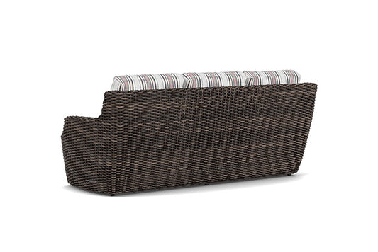 Lloyd Flanders - Largo Sofa In Vintage Oak Finish With Deering Cadet Fabric - 2410554282047 view 2