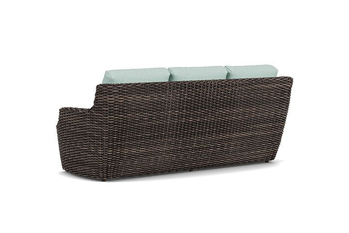 Lloyd Flanders - Largo Sofa In Vintage Oak Finish With Demo Mist Fabric - 241055428066 view 2