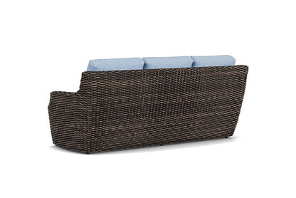 Lloyd Flanders - Largo Sofa In Vintage Oak Finish With Demo Skyway Fabric - 241055428065 view 2