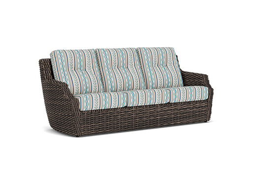 Lloyd Flanders - Largo Sofa In Vintage Oak Finish With Ilona Resort Fabric - 2410554282069 view 1