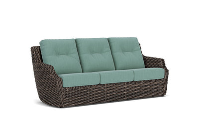 Lloyd Flanders - Largo Sofa In Vintage Oak Finish With Loveboat Mint Fabric - 2410554282010 view 1