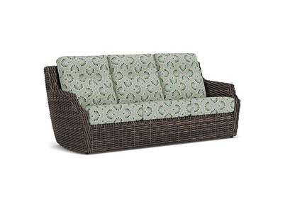 Lloyd Flanders - Largo Sofa In Vintage Oak Finish With Plume Spring Fabric - 2410554282085 view 1