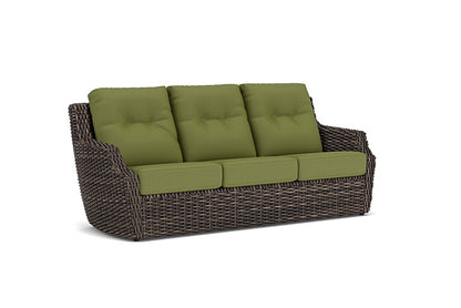 Lloyd Flanders - Largo Sofa In Vintage Oak Finish With Reflections Grass Fabric - 2410554282051 view 1