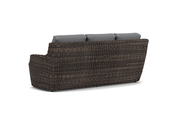 Lloyd Flanders - Largo Sofa In Vintage Oak Finish With Remy Graphite Fabric - 2410554282003 view 2