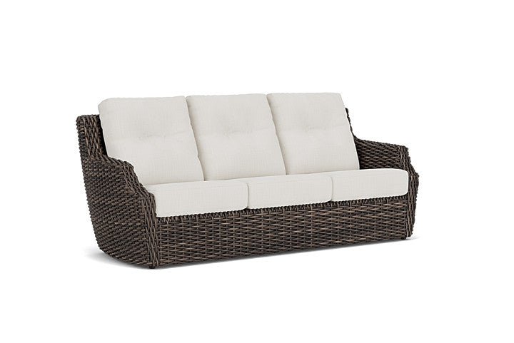 Lloyd Flanders - Largo Sofa In Vintage Oak Finish With Rollo Linen Fabric - 2410554282020 view 1