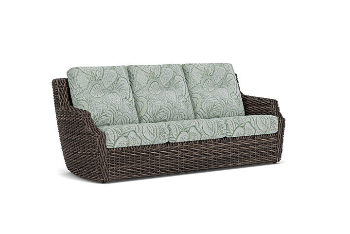 Lloyd Flanders - Largo Sofa In Vintage Oak Finish With Sensibility Spring Fabric - 2410554282081 view 1