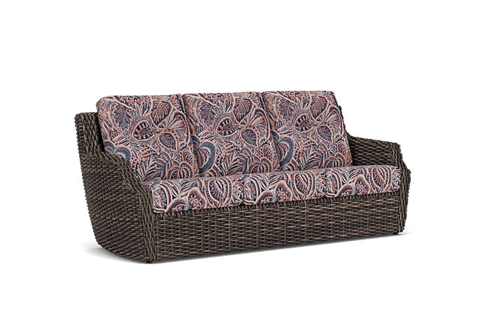 Lloyd Flanders - Largo Sofa In Vintage Oak Finish With Sensiblity Splendor Fabric - 2410554282082 view 1