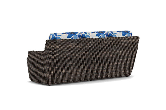 Lloyd Flanders - Largo Sofa In Vintage Oak Finish With Watercolor Blossom Capri Fabric - 241055428672 view 2