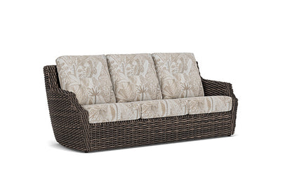 Lloyd Flanders - Largo Sofa In Vintage Oak Finish With Wayfarer Dune Fabric - 2410554282073 view 1