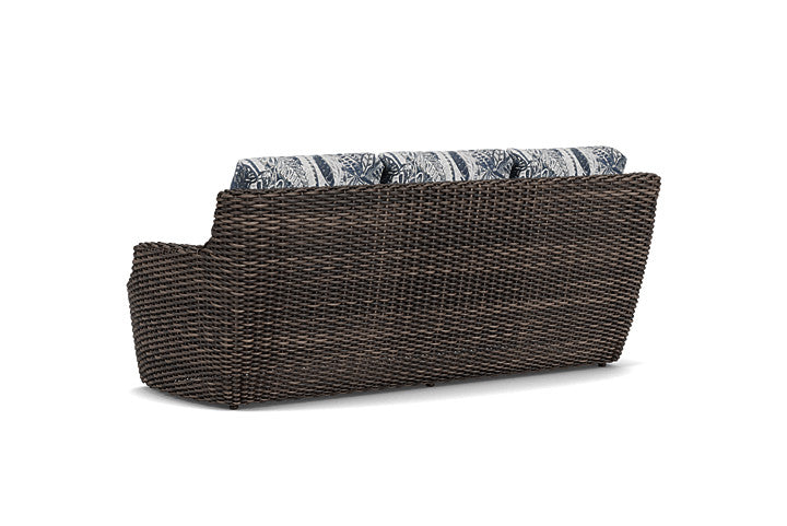 Lloyd Flanders - Largo Sofa In Vintage Oak Finish With Wayfarer Mist Fabric - 2410554282074 view 2