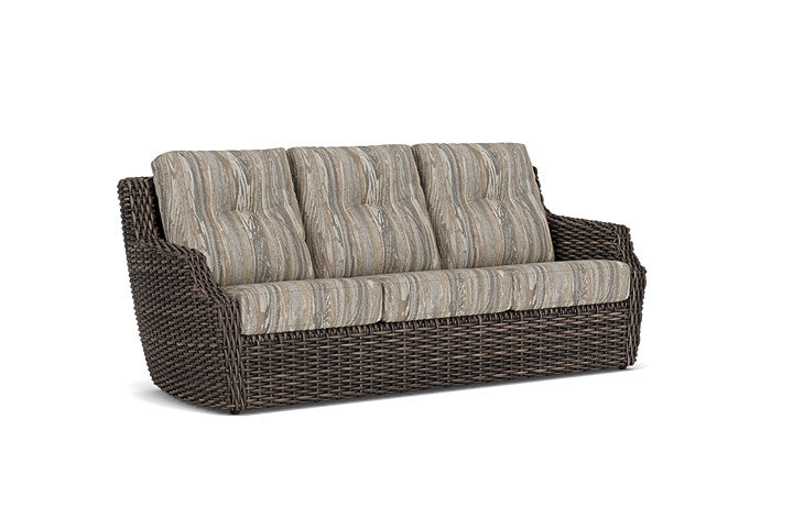 Lloyd Flanders - Largo Sofa In Vintage Oak Finish With Woodgrain Ash Fabric - 241055428723 view 1