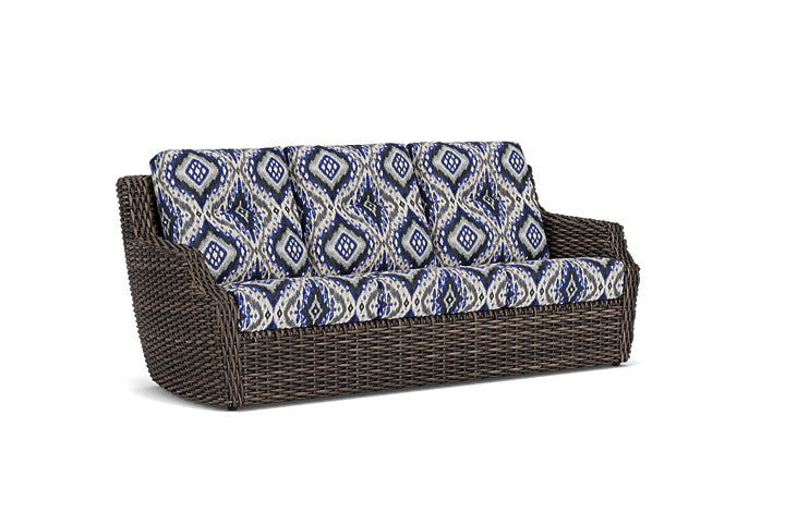 Lloyd Flanders - Largo Sofa In Vintage Oak Finish With Yoko Mediterranean Fabric - 241055428705 view 1