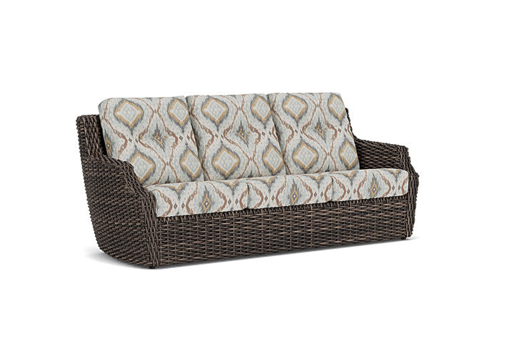Lloyd Flanders - Largo Sofa In Vintage Oak Finish With Yoko Mist Fabric - 241055428727 view 1