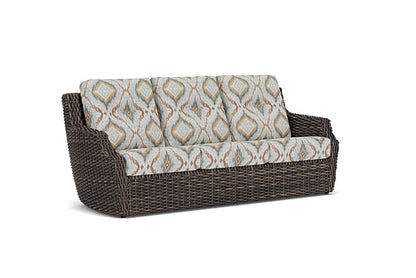 Lloyd Flanders - Largo Sofa In Vintage Oak Finish With Yoko Mist Fabric - 241055428727 view 1