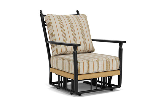 Lloyd Flanders - Low Country Glider Lounge Chair In Natural Finish With Amber Waves Fabric - 770650672044 view 1