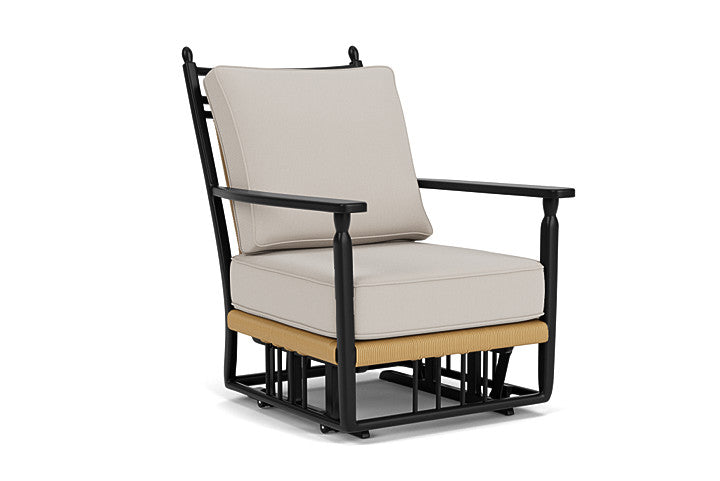 Lloyd Flanders - Low Country Glider Lounge Chair In Natural Finish With Azulu Twine Fabric - 770650672034 view 1