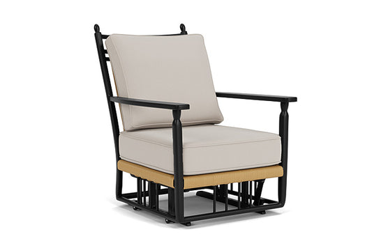 Lloyd Flanders - Low Country Glider Lounge Chair In Natural Finish With Azulu Twine Fabric - 770650672034 view 1