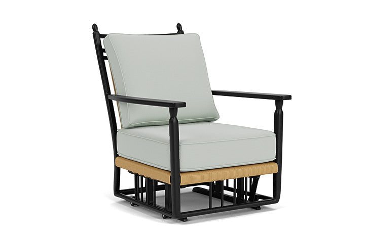 Lloyd Flanders - Low Country Glider Lounge Chair In Natural Finish With Callen Celadon Fabric - 770650672024 view 1