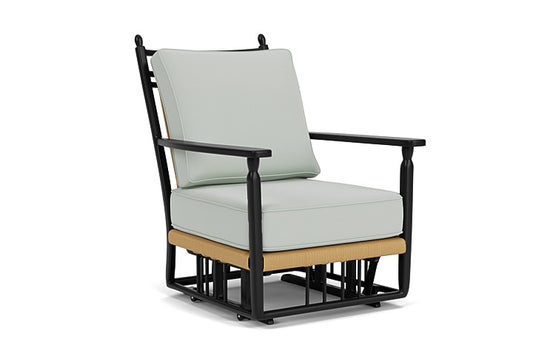Lloyd Flanders - Low Country Glider Lounge Chair In Natural Finish With Callen Celadon Fabric - 770650672024 view 1