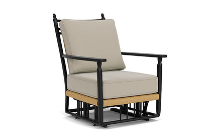 Lloyd Flanders - Low Country Glider Lounge Chair In Natural Finish With Callen Driftwood Fabric - 770650672023 view 1