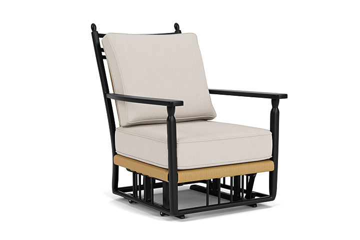 Lloyd Flanders - Low Country Glider Lounge Chair In Natural Finish With Canvas Canvas Fabric - 77065067319 view 1