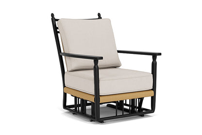 Lloyd Flanders - Low Country Glider Lounge Chair In Natural Finish With Canvas Canvas Fabric - 77065067319 view 1