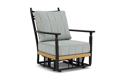 Lloyd Flanders - Low Country Glider Lounge Chair In Natural Finish With Colorwave Mist Fabric - 770650672072 view 1