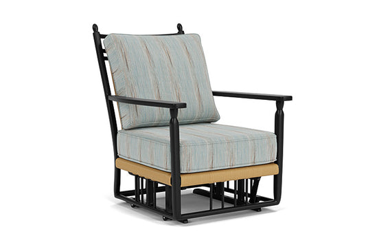 Lloyd Flanders - Low Country Glider Lounge Chair In Natural Finish With Colorwave Mist Fabric - 770650672072 view 1