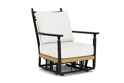 Lloyd Flanders - Low Country Glider Lounge Chair In Natural Finish With Friendly Natural Fabric - 770650672042 view 1
