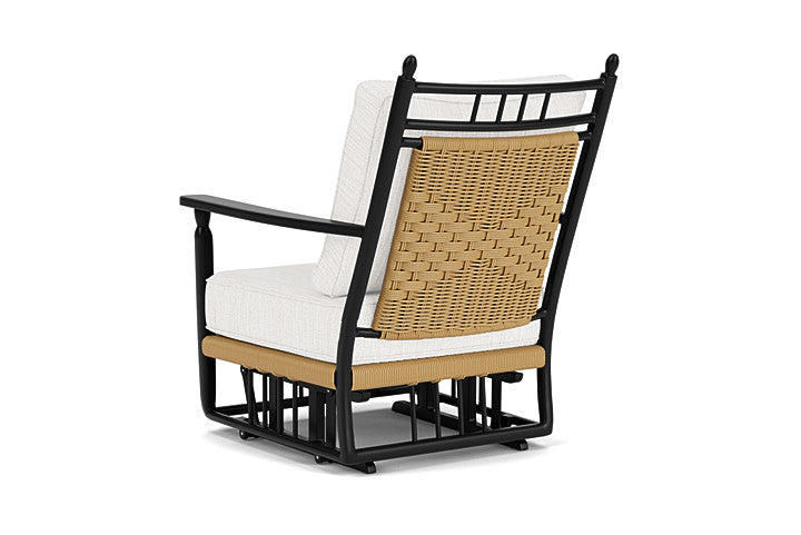 Lloyd Flanders - Low Country Glider Lounge Chair In Natural Finish With Friendly Natural Fabric - 770650672042 view 2
