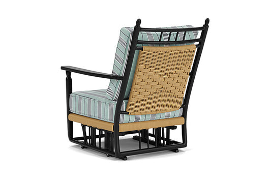 Lloyd Flanders - Low Country Glider Lounge Chair In Natural Finish With Hansen Seaglass Fabric - 770650671926 view 2