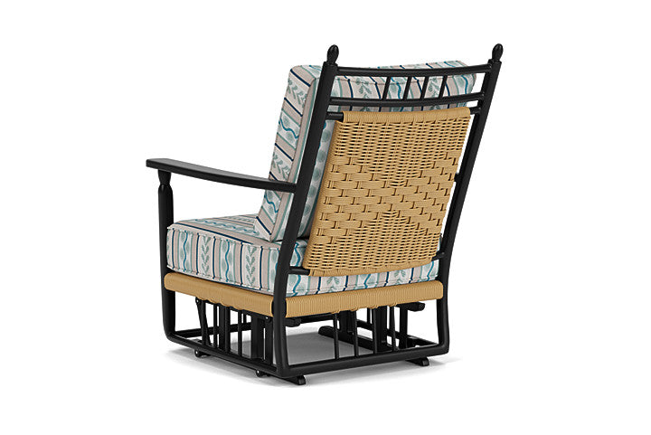 Lloyd Flanders - Low Country Glider Lounge Chair In Natural Finish With Ilona Resort Fabric - 770650672069 view 2