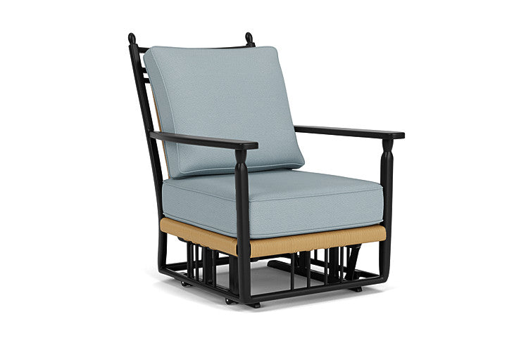 Lloyd Flanders - Low Country Glider Lounge Chair In Natural Finish With Kadogo Lake Fabric - 770650672041 view 1