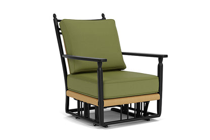 Lloyd Flanders - Low Country Glider Lounge Chair In Natural Finish With Reflections Grass Fabric - 770650672051 view 1