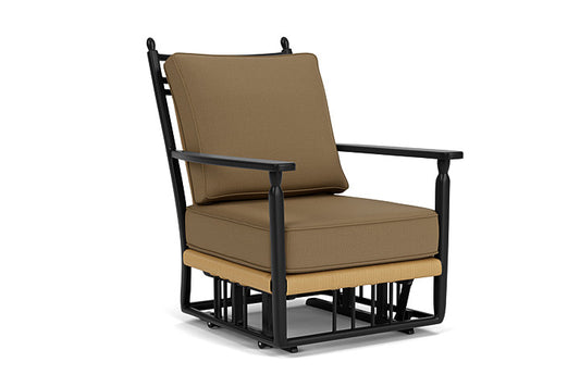 Lloyd Flanders - Low Country Glider Lounge Chair In Natural Finish With Reflections Straw Fabric - 770650672053 view 1