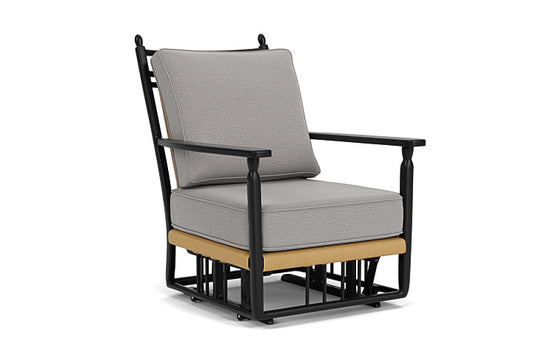Lloyd Flanders - Low Country Glider Lounge Chair In Natural Finish With Remy Shadow Fabric - 770650672004 view 1