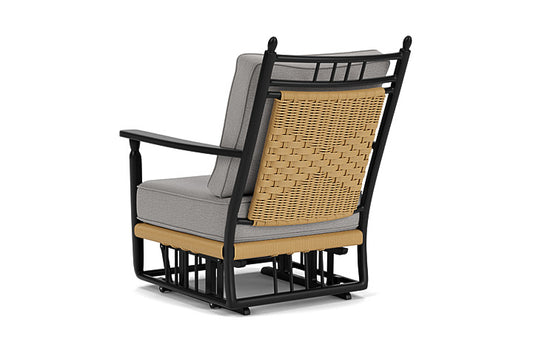 Lloyd Flanders - Low Country Glider Lounge Chair In Natural Finish With Remy Shadow Fabric - 770650672004 view 2