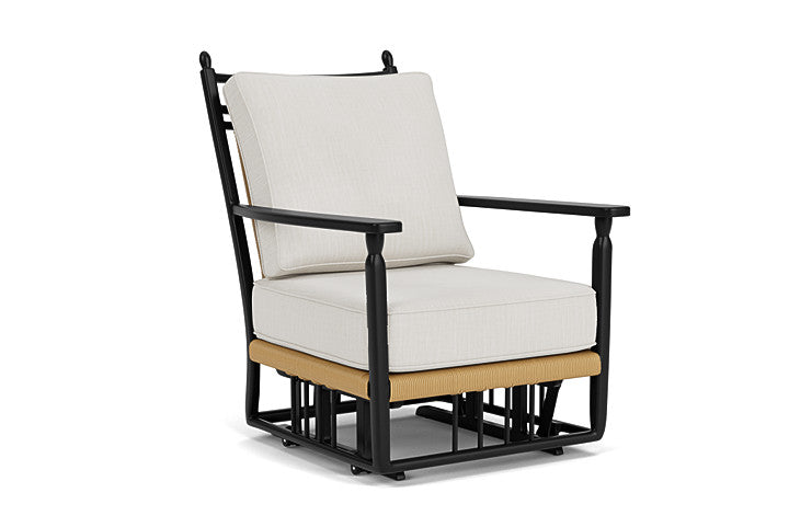 Lloyd Flanders - Low Country Glider Lounge Chair In Natural Finish With Rollo Linen Fabric - 770650672020 view 1