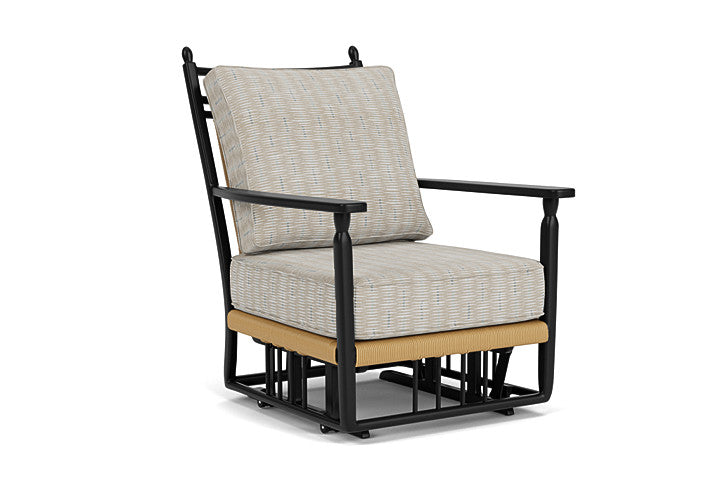 Lloyd Flanders - Low Country Glider Lounge Chair In Natural Finish With Romulo Mineral Fabric - 770650672050 view 1