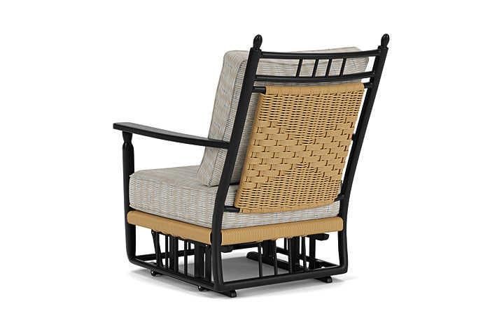 Lloyd Flanders - Low Country Glider Lounge Chair In Natural Finish With Romulo Mineral Fabric - 770650672050 view 2
