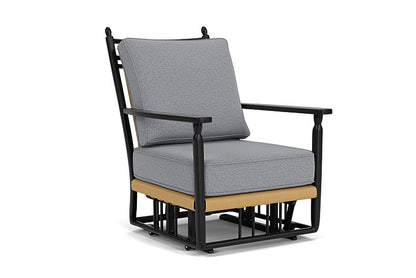Lloyd Flanders - Low Country Glider Lounge Chair In Natural Finish With Rumba Stonewashed Fabric - 770650672006 view 1