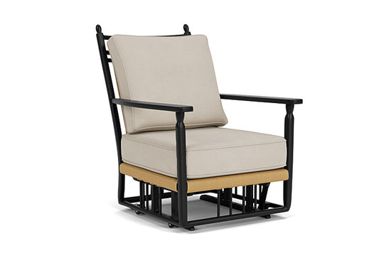 Lloyd Flanders - Low Country Glider Lounge Chair In Natural Finish With Sandberg Flax Fabric - 770650672027 view 1