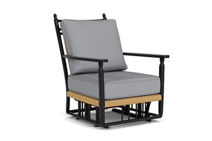 Lloyd Flanders - Low Country Glider Lounge Chair In Natural Finish With Sandberg Pewter Fabric - 770650672029 view 1