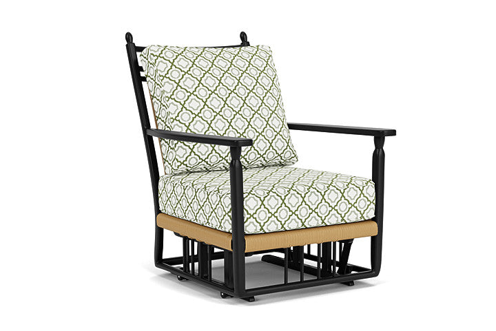Lloyd Flanders - Low Country Glider Lounge Chair In Natural Finish With Savannah Green Fabric - 770650672064 view 1