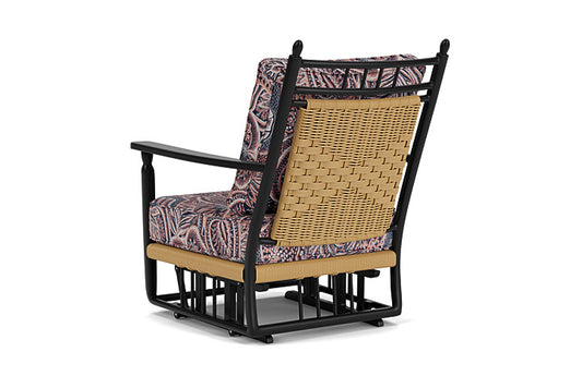 Lloyd Flanders - Low Country Glider Lounge Chair In Natural Finish With Sensiblity Splendor Fabric - 770650672082 view 2